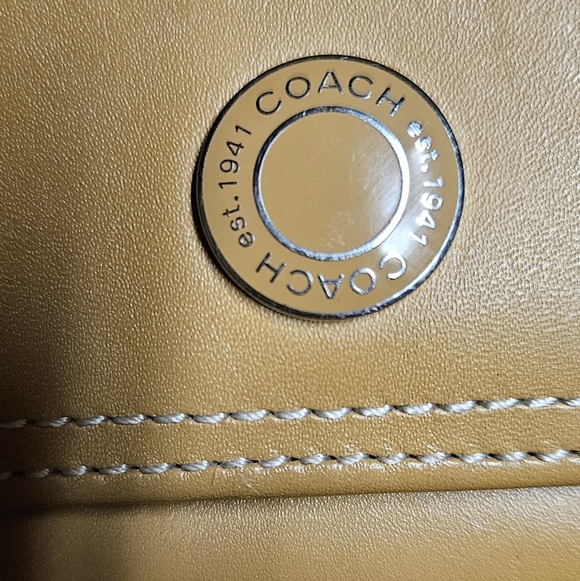 Coach Tan Leather Accessory - Picture 2 of 6